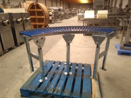 75 Â° Roller conveyor 
